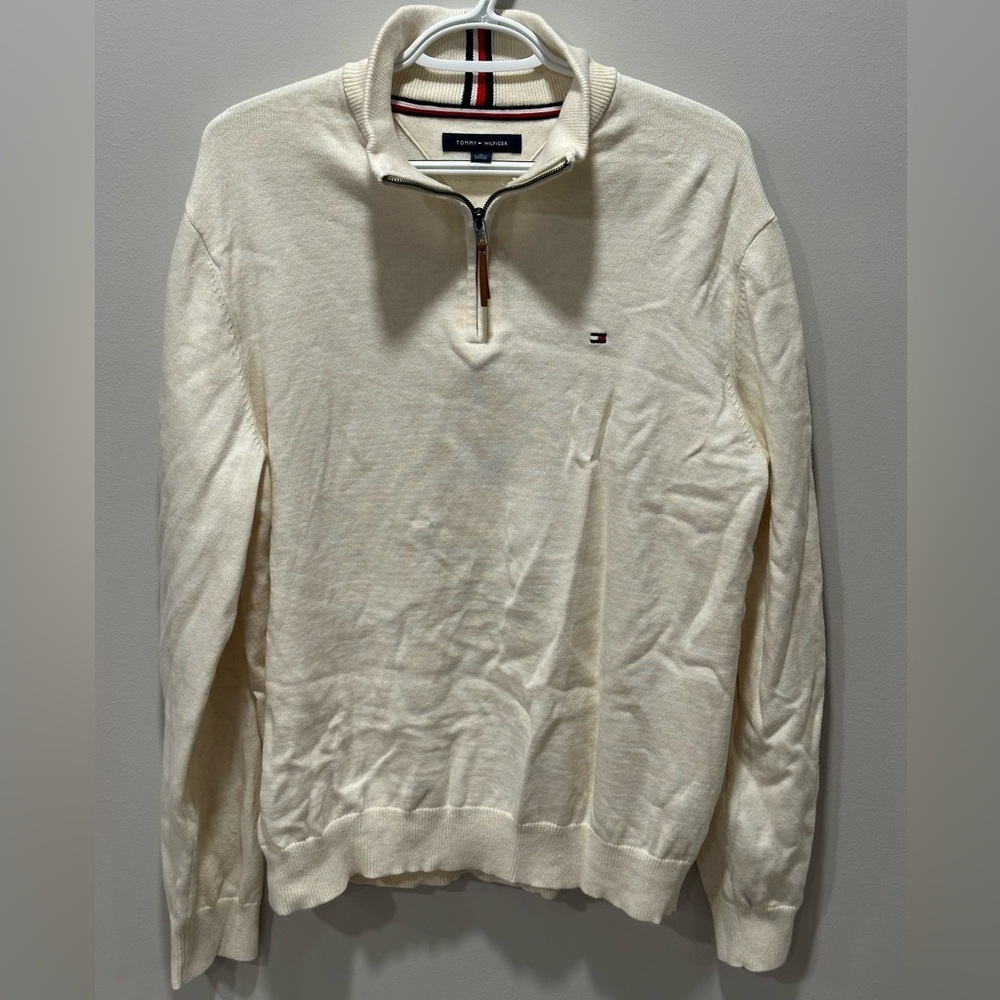 Tommy Hilfiger Men’s 1/4 Zip Sweater Size XL